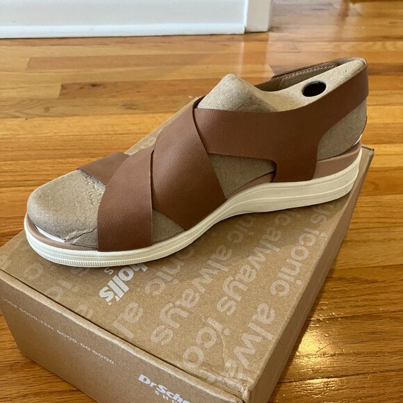 Dr. Scholl's | Shoes | Dr Scholls Time Off Sea Wedge Sandal In Honey ...